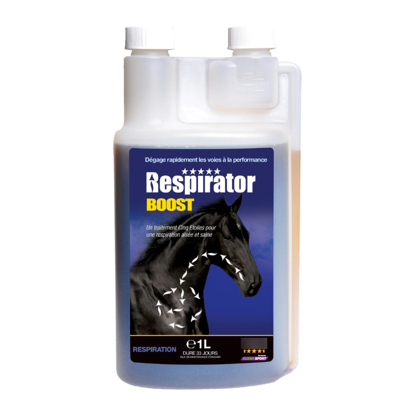 Respirator boost - dégage rapidement les voies respiratoires du cheval