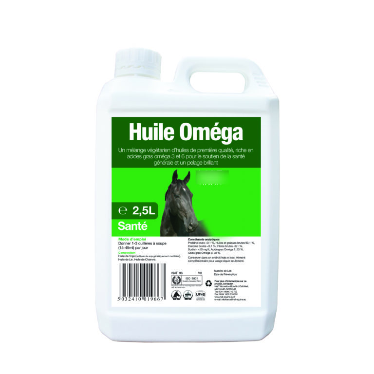 HUILE OMÉGA POUR CHEVAUX AGRI HORSE DH